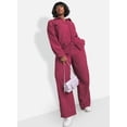 thumbnail image 2 of Rebdolls Women's Plus Long Sleeve Corduroy Button Down Blouse - Burgundy - 3X, 2 of 5