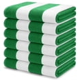 thumbnail image 2 of Superior Cabana Cotton Towel/ Chaise Lounge Chair Cover Set of 6, Dark Green, 2 of 7