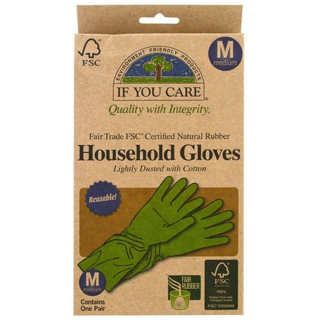 

If You Care Household Gloves Medium 1 Pair(pack of 4)