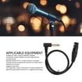 thumbnail image 3 of Cable XLR Hembra A 6,35 Mm, Construcción Robusta Conector Equilibrado De 6,35 Mm Con Núcleo De Cobre De 90 Grados XLR Hembra A Cable Mono Macho De 1/4 De Pulgada Plug And Play, 3 of 7