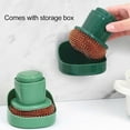 thumbnail image 5 of JWDX Cleaning Brush Clearance, Kitchen Dish Scrubber Brush Soap Dispenser Cleaning Brush Scrub Brush Strong Cleaning Pan Pot Dish Brush with Soap Dispenser Detachable Dishwashing Cleaning, 5 of 9