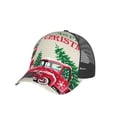 thumbnail image 7 of Disketp Merry Christmas 1 Print Trucker Hat Men Women - Mesh Baseball SnapBack Cap, 7 of 7