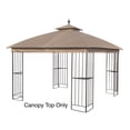 thumbnail image 3 of APEX GARDEN Replacement Canopy Top for Garden Treasures 10' x 10' Brown Metal Square Semi-Gazebo Model #L-GZ038PST-F, 3 of 7