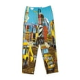 thumbnail image 6 of Uemuo Different Construction Site Vehicles Pattern Women's Wide Leg Palazzo Lounge Pants with Pockets Light Weight Loose Comfy Casual Pajama Pants-XX-Large, 6 of 9