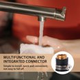 thumbnail image 4 of 5PCS Universal Faucet Tap Connectors Adapter Tap Water Purifier Connector Copper Adapter (Black), 4 of 8