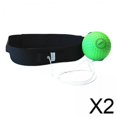 thumbnail image 1 of 2 Pelotas De Boxeo Para Reflejos, Coordinación Mano-ojo, Entrenamiento De Boxeo, Pelota De Combate De Reflejos, Pelota Verde De 40 G, 1 of 8
