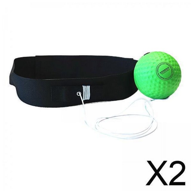 2 Pelotas De Boxeo Para Reflejos, Coordinación Mano-ojo, Entrenamiento De Boxeo, Pelota De Combate De Reflejos, Pelota Verde De 40 G