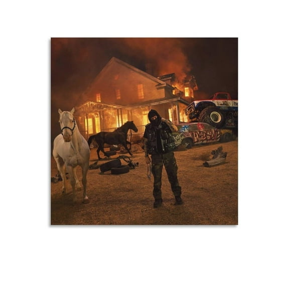 Yeat Lyfestyle 1 Canvas Poster Wall Decorative Art Painting Living Room Bedroom Decoration Gift