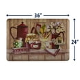 thumbnail image 5 of Home Sweet Home Anti Fatigue Kitchen Floor Mat - Non Slip Foam Comfort Standing Mat with Stain & Water Resistant Surface (Tea & Jam, 24" W x 36" L), 5 of 9