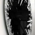 thumbnail image 2 of Designart Conception 3D abstraite de mur cassé horloge murale, 2 of 4