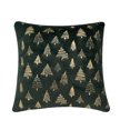 thumbnail image 2 of HongHeng Christmas Tree Decorative Throw Pillow Cover Soft Faux Fur Fuzzy Couch Cushion Case with Gold Snowflake Glitter Pillowcase for Home Decor Sofa Bed Living Room 17×17 Inch, 2 of 6
