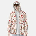 thumbnail image 2 of Gaeub Gingerbread Holiday Sweets Men's and Women's UPF 50+ Long-Sleeved Sun Protection Clothing, Fishing Shirt Long Sleeve Zip-Small, 2 of 7