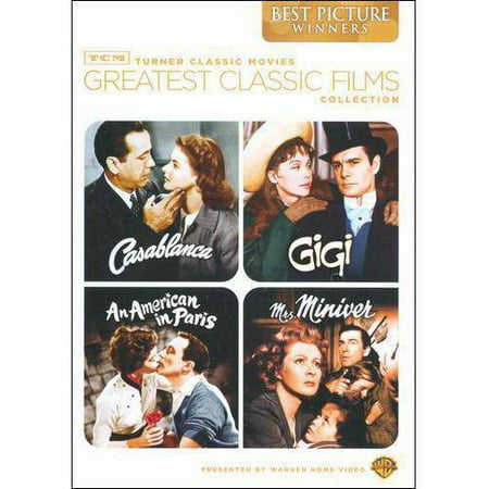 TCM Greatest Classic Films: Best Picture Winners - Casablanca / Mrs. Miniver / Gigi / An American In Paris
