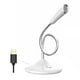 thumbnail image 1 of Micrófono con cable Micrófono omnidireccional para computadora Micrófono de condensador con cancelación de ruido, USB, Blanco Eigraketly EL001001-04B, 1 of 2