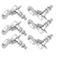 thumbnail image 3 of Tuning Key Pegs Tuners Key, 6 String Tuner Head Easy To Install Silver Guitar Machine Heads With 6 Pcs Screws For Most Acoustic Guitars And Electric Guitars, 3 of 8