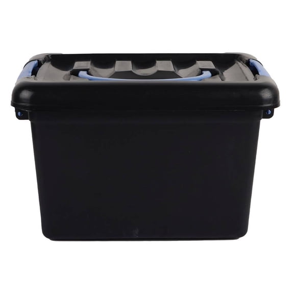 Caja Prichos Premium Life Multiusos con Tapa y Agarradera, Negra