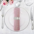 thumbnail image 3 of Cloth Napkins 42 x 42 CM, , Cotton Cloth Napkins, 6 pack Reusable Napkins for Christmas/Dinners/Weddings/Bar/Cocktail (Pink), 3 of 5
