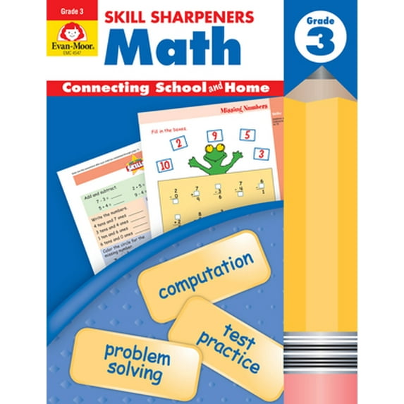 Pre-Owned Skill Sharpeners Math Grade 3 (Paperback) 1596730552 9781596730557