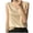 Beige, variant on Qiopertar Women's Casual V-Neck Tank Top Lace Trim Sleeveless Blouse Summer Fashion Solid Color Loose Comfy Camisole, White XXL