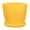 Yellow, variant on Ludlz Plastic Flower Pot Succulents Plant Bonsai Ornament Planter Decoration Container