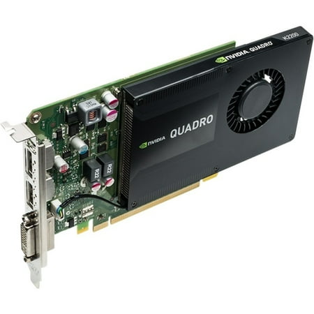 PNY Quadro K2200 Graphic Card - 4 GB GDDR5 - Full-height - Single Slot Space Required - 128 bit Bus Width - 3840 x 2160 - Fan Cooler - DirectCompute, OpenCL, DirectX 11.2, OpenGL 4.5 - 2 x