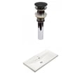 thumbnail image 1 of American Imaginations 31.73-in. W 1 Hole Ceramic Top Set In White Color - Overflow Drain Incl. AI-30892, 1 of 8