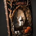 thumbnail image 3 of Swinging Ghost on Tree Swing,Cute Swinging Ghost Halloween Figurine Indoor Decoration,Desktop Bookshelf Decor,Outdoor Courtyard Garden Decoration,Halloween Ghost Gift, 3 of 5