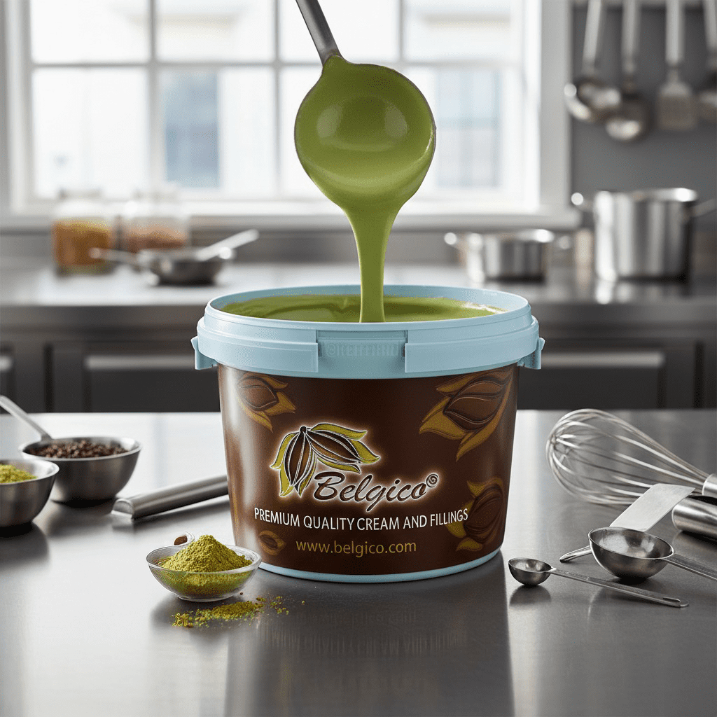 Belgico Pistachio Cream Paste Gourmet Spread 1-Pack 8.8 lbs