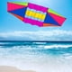 thumbnail image 5 of Cometa deportiva multicolor, juguete de playa deportivo fácil de volar, cometa voladora de ocio 250 cm x 80 cm estereoscópica para viajes al jardín al CUTICAT cometa al aire libre, 5 of 8