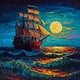 thumbnail image 4 of Sailboat Diamond Painting Kits For Adults 5D Diamond Art Kit For Beginners, DIY Paint With Round Full Diamonds Paintings Gem Art For Home Wall Decoration Gift (25x25cm/10x10inches), 4 of 4