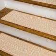 thumbnail image 2 of Colonial Mills RY99A008X028SX 8 x 28 in. Monterey Wool Tweed Stair Tread Mats, Beige, 2 of 3