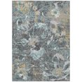 thumbnail image 2 of Addison Rugs Chantille Indoor/Outdoor Transitional Floral Gray Machine Washable Rectangle Rug, 9' x 12', 2 of 8
