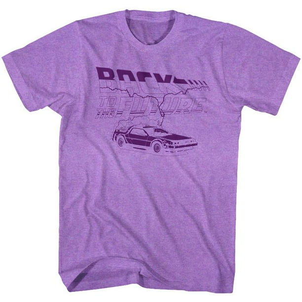 back to the future purple shirt