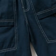 thumbnail image 5 of Boys Pants Boys Fashionable Work Cargo Pants For Kids Stylish Autumn Korean Style Woven Long Trousers For Boys Versatile Children’s Wear Kids Trousers, 5 of 5