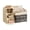Beige, variant on 7829 Transparent Makeup Storage Box Multiple Sections for Efficient Cosmetics Organization Compact Design Saves Space