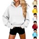 thumbnail image 1 of Neewe Women's Oversized Casual Pullover Long Sleeve Hem Drawstring Hoodies Dress With Kangaroo Pocket, 1 of 5