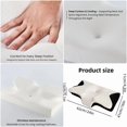 thumbnail image 2 of Ergonomic Cervical Support Memory Foam Pillow – Neck Pain Relief, Non-Collapse Design for Home & Travel Black, 2 of 7