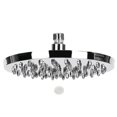 thumbnail image 1 of 8 Inch Round Showerhead Stainless Steel Detachable Bathroom Top Spray Rain Head High Pressure G1/2 Thread for Wall Ceiling Mount, 1 of 4