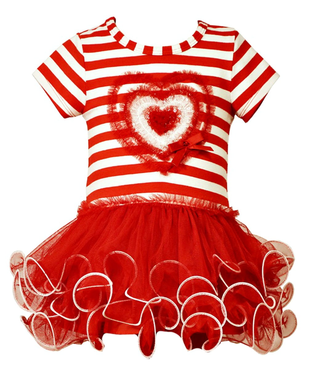 Bonnie Jean Little Girls Valentines Day Tutu Dress 2T Final Sale 2T ...