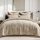 thumbnail image 1 of Juego de edredón RECYCO Luxury Velvet King Size Urban Taupe, 1 of 7