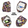 thumbnail image 5 of FORMRS Mini Backpack Purse for Women Quilted Travel Daypack Casual Shoulder Bag, Galactic Candy, 5 of 7