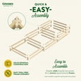 thumbnail image 4 of Greenes Fence Original 48" x 144" x 14" Beige Pine and Wood Raised Garden Kit, 4 of 8