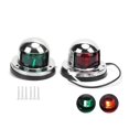 thumbnail image 1 of 8 LED Boat Navigation Light Red/Green Signal Light Stainless Steel 1.6W 12V, 1 of 4