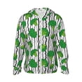 thumbnail image 2 of Lsque Broccoli 2 UPF 50+ Lightweight Sun Protection Men's Women's Long Sleeve Shirt, Hoodie Performance -Large, 2 of 9