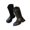 Black, variant on Girls Knee Length Boots Mid Calf Riding Boots PU Leather Zipper Punk Goth Boot Fall Winter Combat Boot Little Big Kid