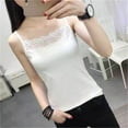 thumbnail image 2 of Summer Lace Crop Tops Women's Spaghetti Strap for Tank Tops All-matching Sport Vest, 2 of 15