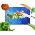thumbnail image 2 of Caroline's Treasures Red Fish White Spin Glass Cutting Board Large, 2 of 2