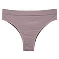thumbnail image 2 of jjayotai Womens Underpants Clearance Women's Solid Color Underwear Sexy Underwear Bikini Panties Silky Comfy Yoga Panties, 2 of 3