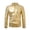 Gold, variant on Leather Jacket Men YUNLIUU Men's Metallic Jacket 70s Disco Party Varsity Zip-Up Bomber Jacket,L,Silver