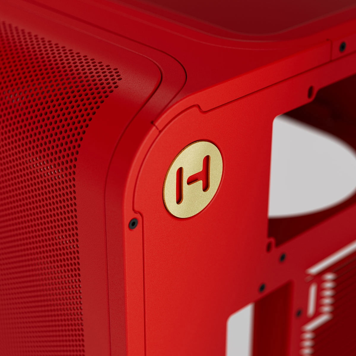 HYTE X50 Modern Performance ATX Mid-Tower PC Gaming Case - Wild Cherry (Red)